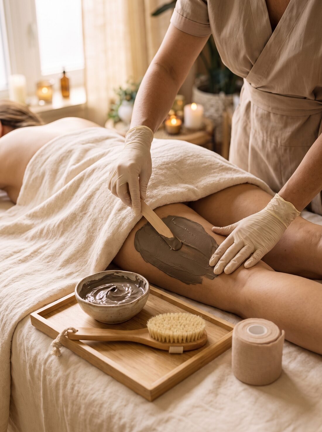 Detox Body Mud treatment at V SPA